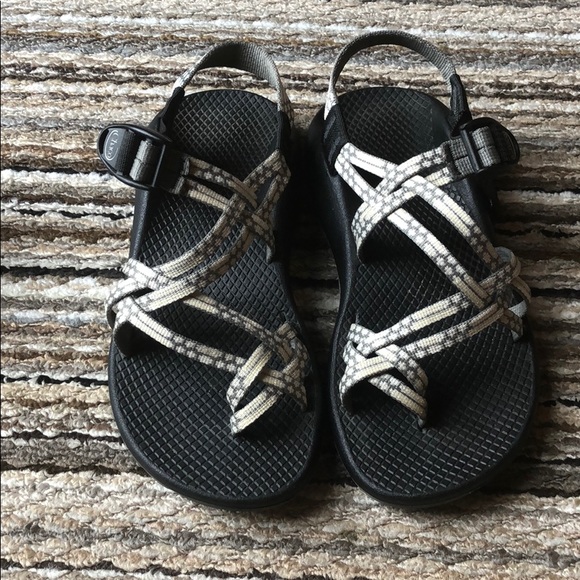 chacos grey and white